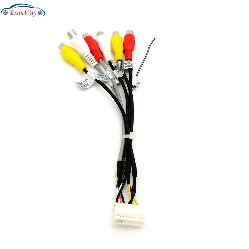 20 Pin Plug Car Stereo Radio RCA AV IN Output wire harness 20PIN Audio Radio RCA Cable Wire hardness cable
20 Pin Plug Car Stereo Radio RCA AV IN Output wire harness 20PIN Audio Radio RCA Cable Wire hardness cable