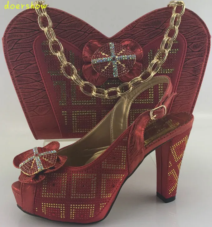 doershow 2016 New Italian Woman Matching Shoe And Bag Set African Summer Style Rhinestones Woman Shoes And Bag For Party HKB1-4 
doershow 2016 New Italian Woman Matching Shoe And Bag Set African Summer Style Rhinestones Woman Shoes And Bag For Party HKB1-4