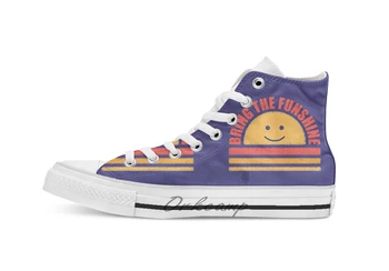 Funshine Design breathable Casual High Top lace-up Canvas shoes sneakers For Drop shipping
Funshine Design breathable Casual High Top lace-up Canvas shoes sneakers For Drop shipping