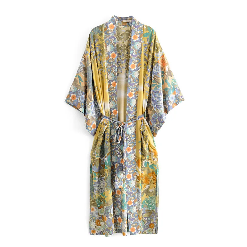 2019 Women Bat sleeve Vintage Floral Long Kimono dress Summer Casual Tiger Print Retro Chic Maxi dresses Female vestidos#C699
2019 Women Bat sleeve Vintage Floral Long Kimono dress Summer Casual Tiger Print Retro Chic Maxi dresses Female vestidos#C699