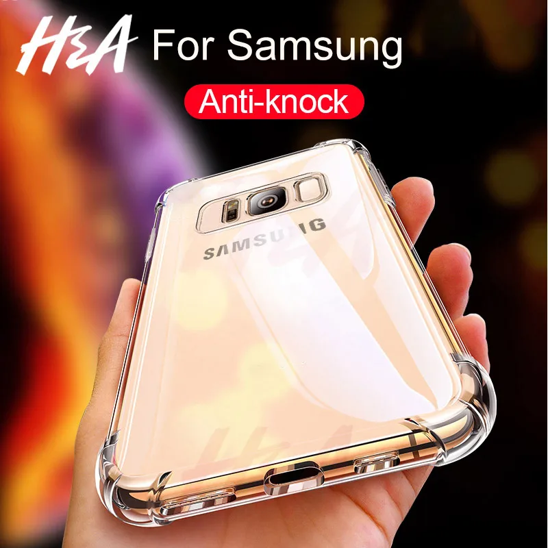 H&A Full Shockproof Clear Silicone Case For Samsung Galaxy S9 S8 Plus Soft TPU Cover For Samsung S6 S7 Edge Note 9 8 Case Cover
H&A Full Shockproof Clear Silicone Case For Samsung Galaxy S9 S8 Plus Soft TPU Cover For Samsung S6 S7 Edge Note 9 8 Case Cover