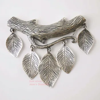 990 Solid Sterling Silver Retro Ethnic Branch Leaves Pendant Heavy 31g DIY Jewelry A2109
990 Solid Sterling Silver Retro Ethnic Branch Leaves Pendant Heavy 31g DIY Jewelry A2109