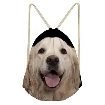 THIKIN Women Drawstring Bag Golden Retriever Dog Print Women Men Travel Storage Package Teenagers Backpack Customize Ball Pocket 
THIKIN Women Drawstring Bag Golden Retriever Dog Print Women Men Travel Storage Package Teenagers Backpack Customize Ball Pocket