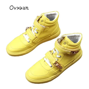 Ovxuan Sport Loafers Luxury Brand Handmade Metal Buckle High Top Summer Shoes Men Loafers Fashion Outdoor Party Mens Shoes
Ovxuan Sport Loafers Luxury Brand Handmade Metal Buckle High Top Summer Shoes Men Loafers Fashion Outdoor Party Mens Shoes