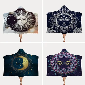 3D Sun god moon god tarot Hooded Blanket Sherpa Fleece Wearable plush Throw Blanket on Bed Sofa Thick warm
3D Sun god moon god tarot Hooded Blanket Sherpa Fleece Wearable plush Throw Blanket on Bed Sofa Thick warm