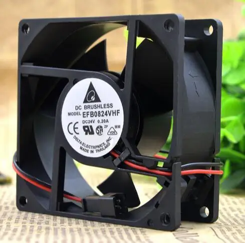Original Delta EFB0824VHF 8CM 80*80*32mm DC 24V 0.20A 2-wire inverter cooling fan
Original Delta EFB0824VHF 8CM 80*80*32mm DC 24V 0.20A 2-wire inverter cooling fan
