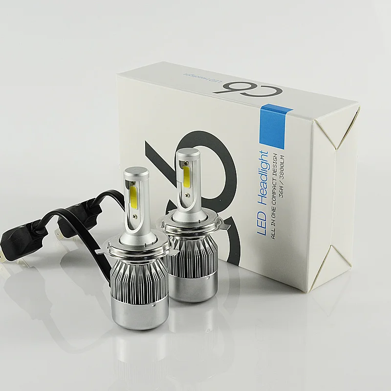 C6 Car Headlights H1 H3 H7 9005 9006 H11 H4 H13 9004 9007 72W 8000LM Led Light Bulbs Automobiles Headlamp 3000K 6000K Fog Lamps
C6 Car Headlights H1 H3 H7 9005 9006 H11 H4 H13 9004 9007 72W 8000LM Led Light Bulbs Automobiles Headlamp 3000K 6000K Fog Lamps