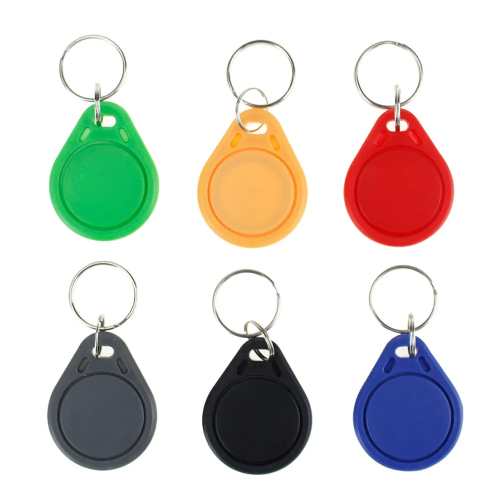 10pcs 13.56MHz RFID Waterproof Keychains Keyfobs Access Control Key Card ISO14443A MF 1K Classic NFC Tag Token Blue/Red/Black
10pcs 13.56MHz RFID Waterproof Keychains Keyfobs Access Control Key Card ISO14443A MF 1K Classic NFC Tag Token Blue/Red/Black
