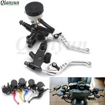 Universal CNC 7/8" 22mm Motorcycle Brake Clutch Levers Master Cylinder Reservoir Set For KTM 390 200 125 Duke RC125 RC200 RC390
Universal CNC 7/8" 22mm Motorcycle Brake Clutch Levers Master Cylinder Reservoir Set For KTM 390 200 125 Duke RC125 RC200 RC390