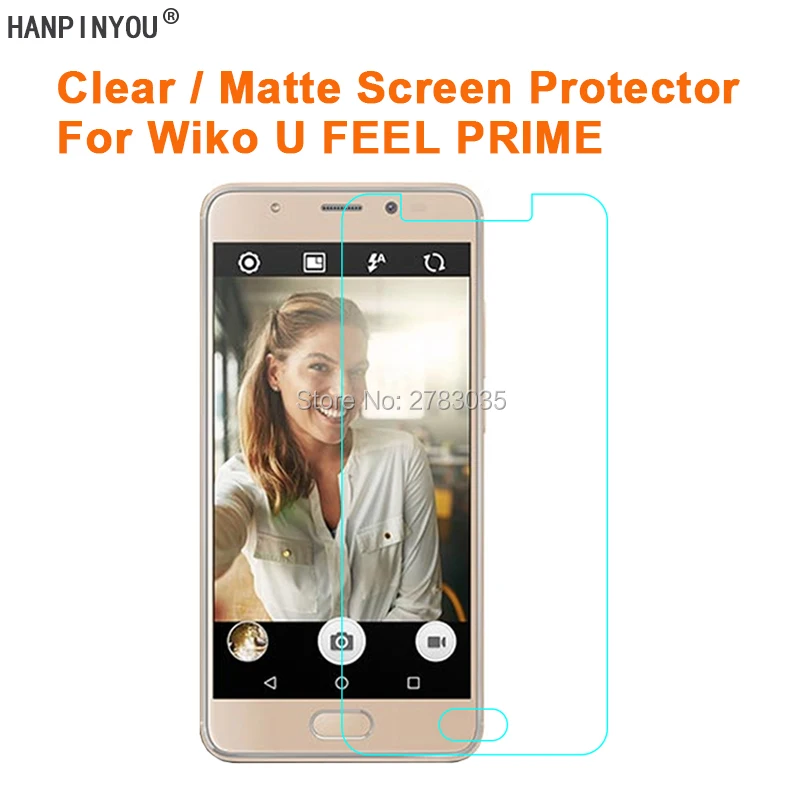 For Wiko U FEEL PRIME 5.0" New HD Clear / Anti-Glare Matte Screen Protector Protective Film Guard (Not Tempered Glass)
For Wiko U FEEL PRIME 5.0" New HD Clear / Anti-Glare Matte Screen Protector Protective Film Guard (Not Tempered Glass)