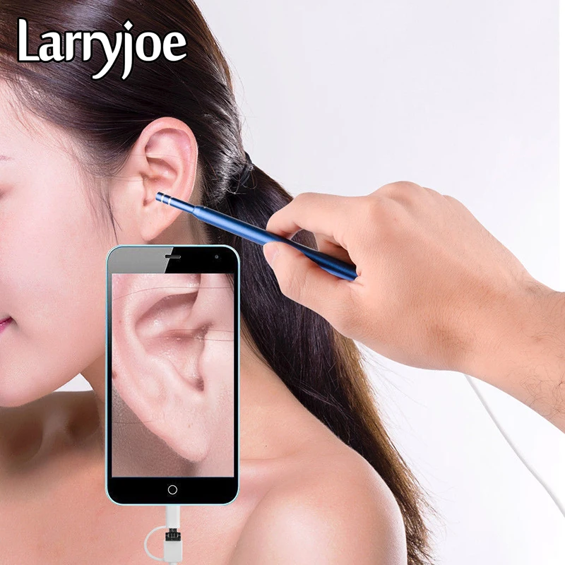 Larryjoe 1.3 Million Pixels 3 in 1 USB Visual Ear Cleaning Endoscope Spoon 5.5mm Mini Camera Otoscope Borescope For Android PC
Larryjoe 1.3 Million Pixels 3 in 1 USB Visual Ear Cleaning Endoscope Spoon 5.5mm Mini Camera Otoscope Borescope For Android PC