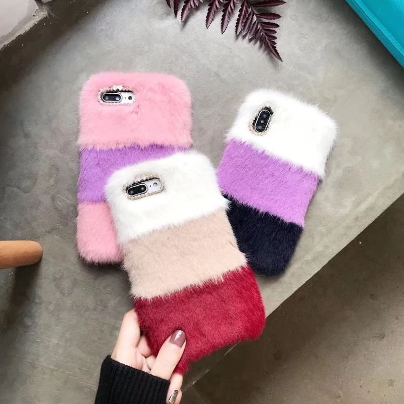Luxury Fluffy Fur Furry Lovely Soft Phone Case For iphoneXs Xr Xsmax X 6 7 8 plus Crystals Rhinestones Diamonds Gem Cover Case
Luxury Fluffy Fur Furry Lovely Soft Phone Case For iphoneXs Xr Xsmax X 6 7 8 plus Crystals Rhinestones Diamonds Gem Cover Case