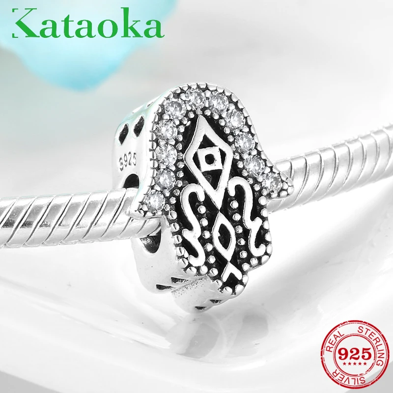 Authentic 925 Sterling Silver Charming pattern lucky Fatima hand beads Fit Original Pandora Charm Bracelets jewelry
Authentic 925 Sterling Silver Charming pattern lucky Fatima hand beads Fit Original Pandora Charm Bracelets jewelry