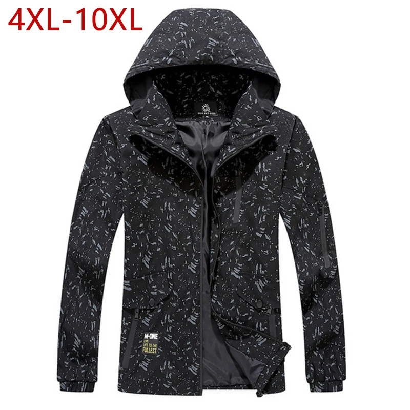4XL-10XL Plus Size Mes Spring Autumn Casual Jacket Hooded Male Long Sleeve Windbreakers Hat Detachable Men Camo Fashion Outwear
4XL-10XL Plus Size Mes Spring Autumn Casual Jacket Hooded Male Long Sleeve Windbreakers Hat Detachable Men Camo Fashion Outwear