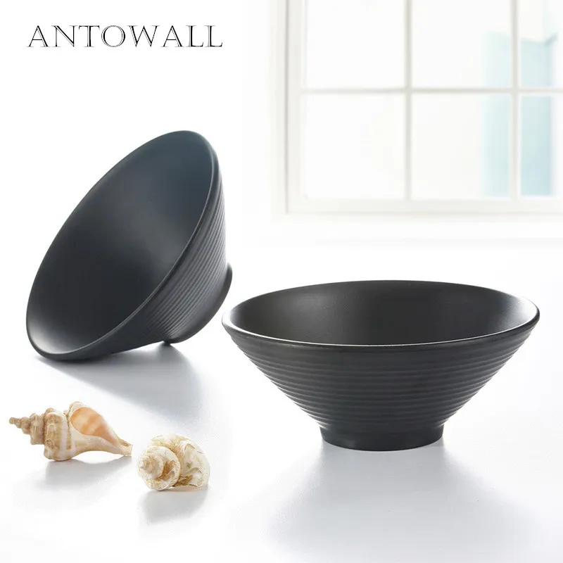 ANTOWALL hot sale cheap AJISEN Ramen bowl korean japanese restaurant use big plastic melamine better than procelain soup bowl
ANTOWALL hot sale cheap AJISEN Ramen bowl korean japanese restaurant use big plastic melamine better than procelain soup bowl