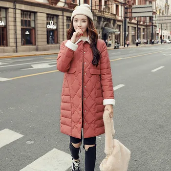 Winter Jacket 2020 Fashion Single-breasted Down Jacket Coat Womens Long Warm Cotton-padded Coats Female Loose Down Cotton Parkas
Winter Jacket 2020 Fashion Single-breasted Down Jacket Coat Womens Long Warm Cotton-padded Coats Female Loose Down Cotton Parkas