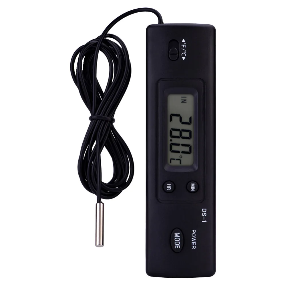 Electronic LCD Digital Temperature Meter Thermometer Probe Sensor Wired for Refrigerator air-condition freezer High Quality
Electronic LCD Digital Temperature Meter Thermometer Probe Sensor Wired for Refrigerator air-condition freezer High Quality