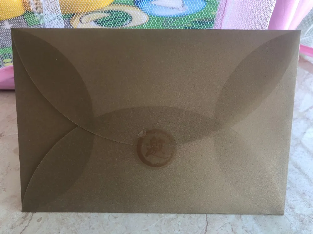 10pcs/lot Golden Sulfuric Acid Paper Envelope Retro Simple Postcard Invitation DIY Lacquer Packaging Personality Western Gift
10pcs/lot Golden Sulfuric Acid Paper Envelope Retro Simple Postcard Invitation DIY Lacquer Packaging Personality Western Gift