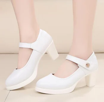 New Simple Dignified Professional Work shoes Thick with Shallow Bottom Buckle T Stage Show Comfortable breathable Women's Shoes
New Simple Dignified Professional Work shoes Thick with Shallow Bottom Buckle T Stage Show Comfortable breathable Women's Shoes
