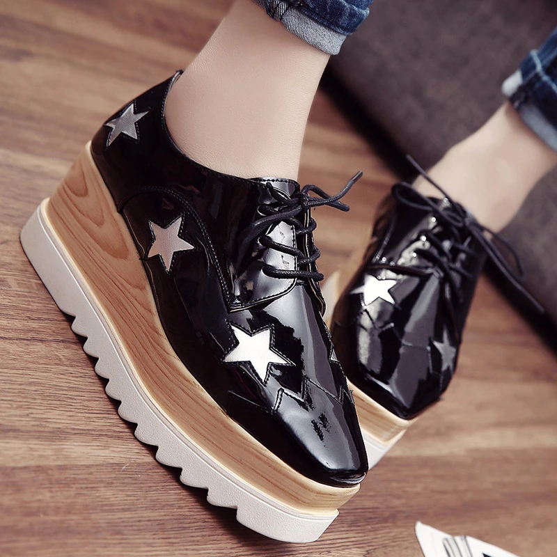 2016 Hot Sale Stars Womens Flats Round Toe Patent Leather Platform Shoes Oxford Lace up Derby Shoes Size 35-39 Brogue Shoes PX69 2016 Hot Sale Stars Womens Flats Round Toe Patent Leather Platform Shoes Oxford Lace up Derby Shoes Size 35-39 Brogue Shoes PX69<br><br>Aliexpress