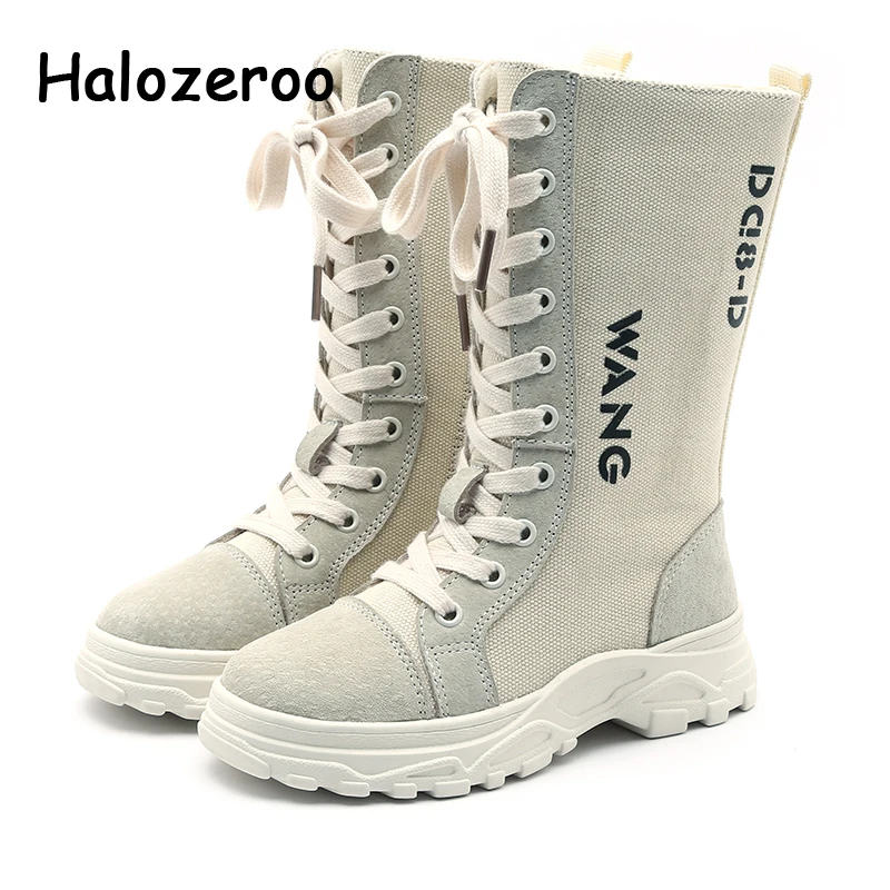 Halozeroo Winter Baby Girl Knee High Boots Children Genuine Leather Warm Shoes Kid Brand Black Soft Shoes Casual Fashion Shoes
Halozeroo Winter Baby Girl Knee High Boots Children Genuine Leather Warm Shoes Kid Brand Black Soft Shoes Casual Fashion Shoes