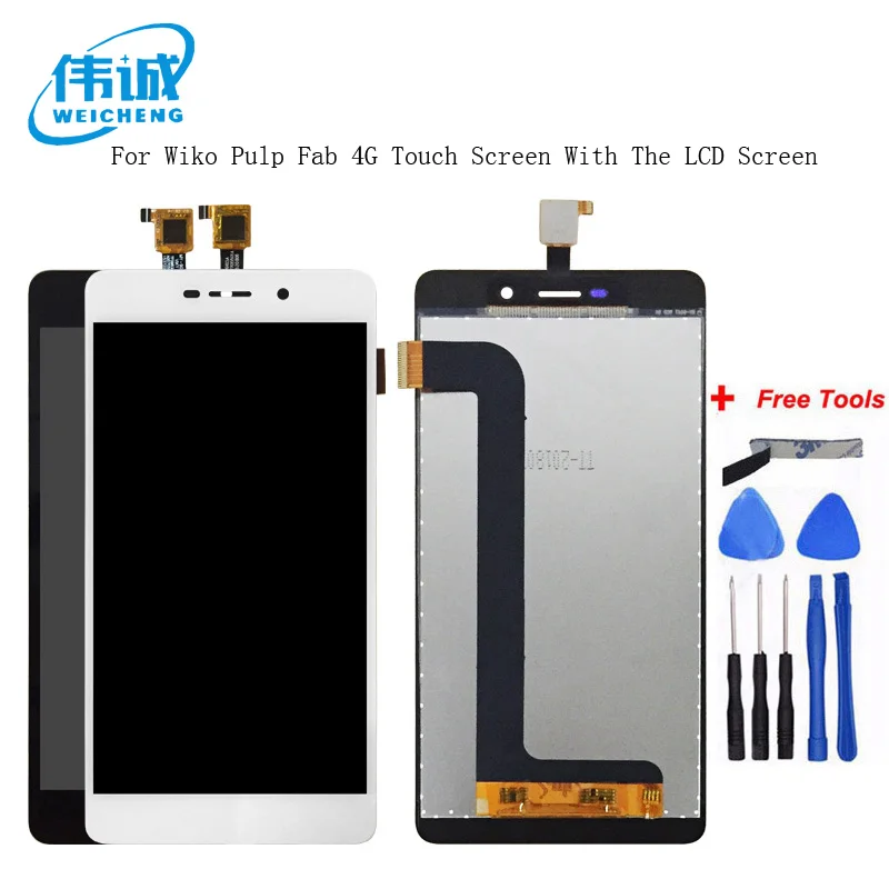 WEICHENG For Wiko Pulp Fab 4G LCD Display +Touch Screen Assembly With Frame For Pulp Fab 4G LCD Digitizer Slide 2+Free Tools
WEICHENG For Wiko Pulp Fab 4G LCD Display +Touch Screen Assembly With Frame For Pulp Fab 4G LCD Digitizer Slide 2+Free Tools