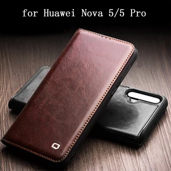QIALINO Luxury Genuine Leather Case for Huawei Nova 5 Business Flip Phone Protective Skin Shell for Huawei Nova 5 Pro Funda
QIALINO Luxury Genuine Leather Case for Huawei Nova 5 Business Flip Phone Protective Skin Shell for Huawei Nova 5 Pro Funda