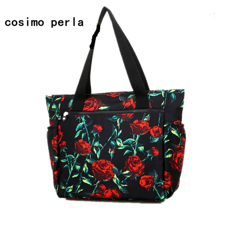 Waterproof Nylon Casual Tote Handbags Fashion Roomy Shopping Bag Large Capacity Travel Canvas Floral Print Women Shoulder Bag
Waterproof Nylon Casual Tote Handbags Fashion Roomy Shopping Bag Large Capacity Travel Canvas Floral Print Women Shoulder Bag