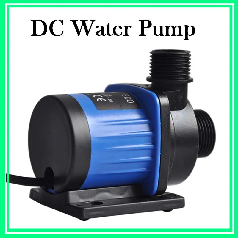 2PCS Plastic Quiet Aquarium Water Pump 24V DC Brushless Water Circulation Pump