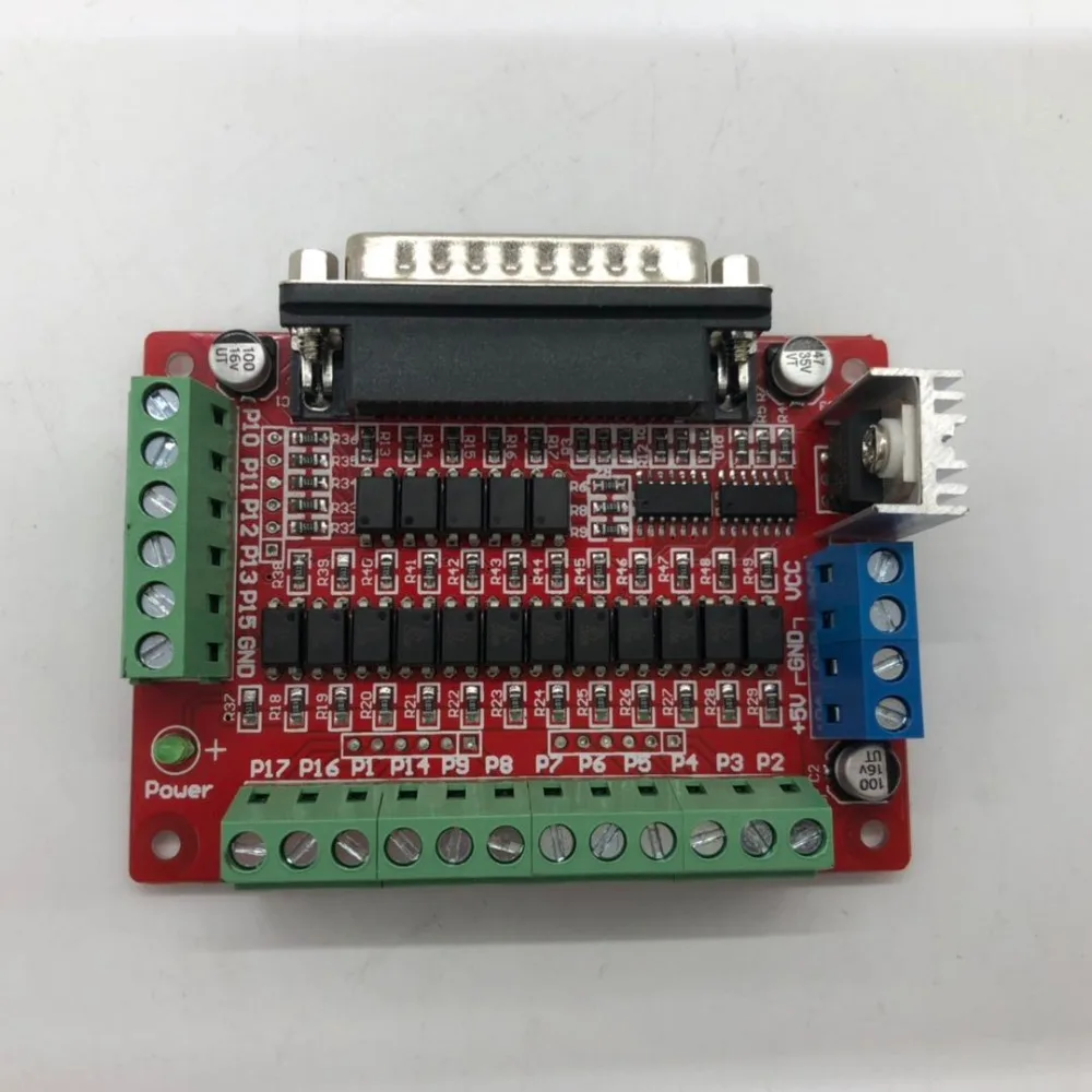 CNC high speed interface board parallel port DB25 photoelectric isolation high speed optocoupler 6N137
CNC high speed interface board parallel port DB25 photoelectric isolation high speed optocoupler 6N137