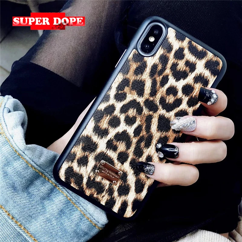 Superdope Luxury animal leopard leather hard phone case for iphone 7 8 plus X XS MAX fashion female fundas sexy coque
Superdope Luxury animal leopard leather hard phone case for iphone 7 8 plus X XS MAX fashion female fundas sexy coque