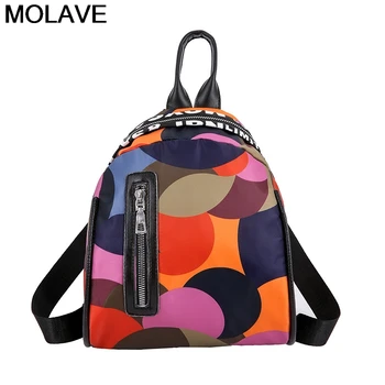 MOLAVE Backpacks Fashion Lady Classic Versatile Nylon Waterproof Backpack Casual Stitching Color Small Backpack Satchel 11JUNE12
MOLAVE Backpacks Fashion Lady Classic Versatile Nylon Waterproof Backpack Casual Stitching Color Small Backpack Satchel 11JUNE12