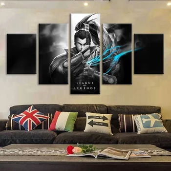 5 Piece Game Poster League of Legends The Unforgiven Yasuo Wall Painting for Living Room Wall Decor
5 Piece Game Poster League of Legends The Unforgiven Yasuo Wall Painting for Living Room Wall Decor