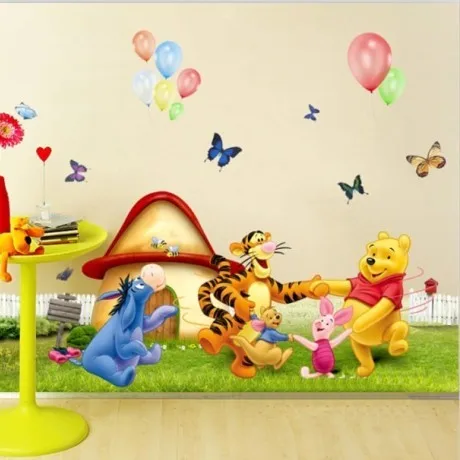 1pc Large Size Cartoon Wall stickers Winnie Pooh For Kids Room Decoration Wall Decal AY206
1pc Large Size Cartoon Wall stickers Winnie Pooh For Kids Room Decoration Wall Decal AY206