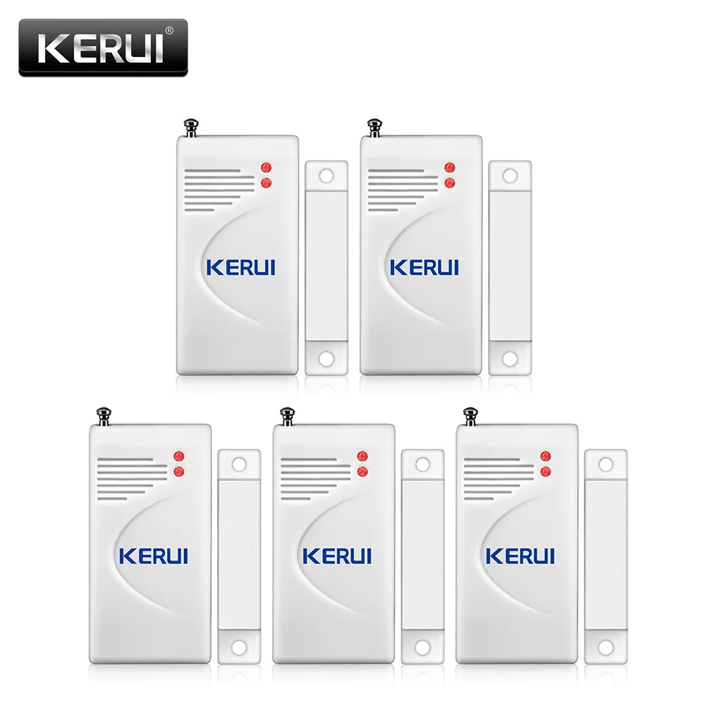 

KERUI Wireless Magnetic Door Sensor Detector 433MHz Home Security Window Sensor Work With KERUI K52 W18 G18 W20 Alarm System