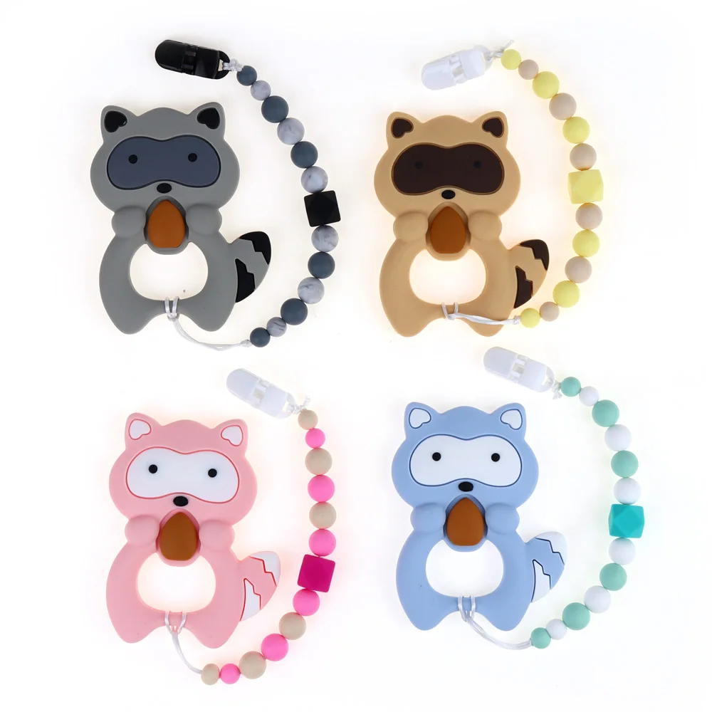 TYRY.HU 1PC Silicone Teether Pacifier Clip Silicone Beads Chains Pacifier Clips Soother Chains baby Teething for Baby Chew Toys
TYRY.HU 1PC Silicone Teether Pacifier Clip Silicone Beads Chains Pacifier Clips Soother Chains baby Teething for Baby Chew Toys