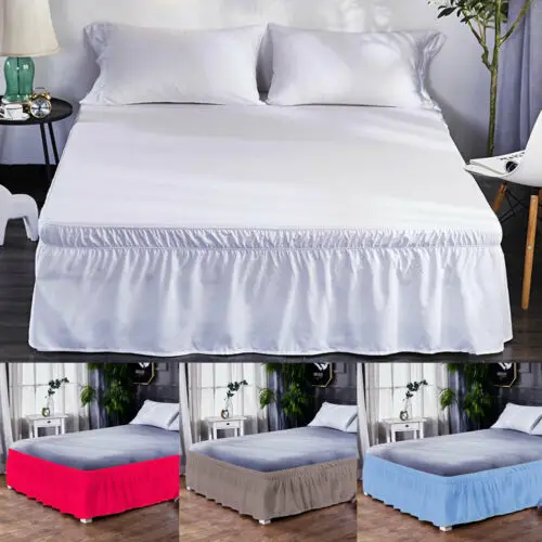 New American Bed Skirt Elastic Band Bed Apron Classic Fashion Bed Skirt Double Brushed Pleated Tailored Dust Ruffle 4 Sizes
New American Bed Skirt Elastic Band Bed Apron Classic Fashion Bed Skirt Double Brushed Pleated Tailored Dust Ruffle 4 Sizes
