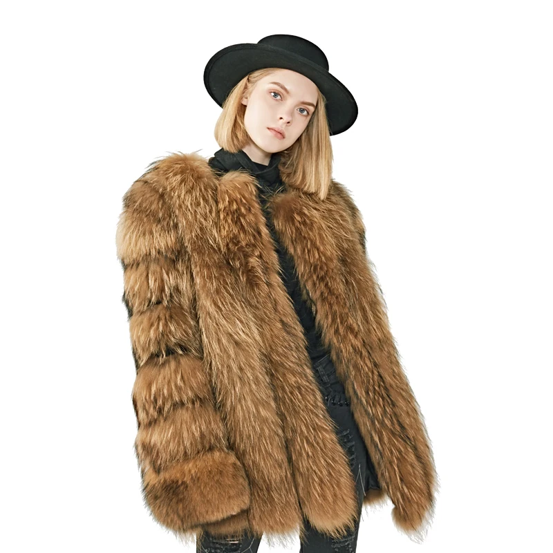 MAOMAOFUR Natural Raccoon Fur Coat Women Winter Warm Genuine Fur Jacket Ladies Long Sleeves High Quality Clothing Real Fur Coat
MAOMAOFUR Natural Raccoon Fur Coat Women Winter Warm Genuine Fur Jacket Ladies Long Sleeves High Quality Clothing Real Fur Coat