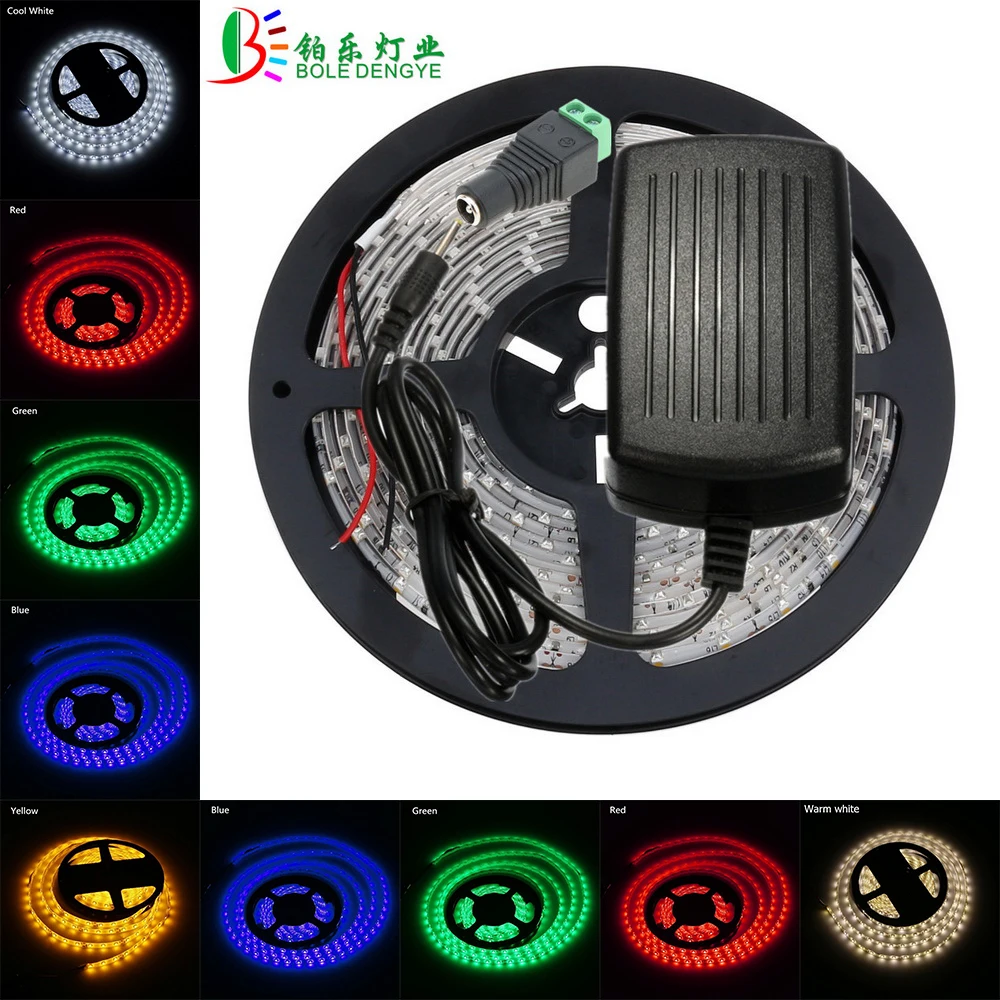 BOLEDENGYE 12V White Warm White LED Strip Light SMD 2835 5m 300 leds Flexible Diode Tape Blue Green LED Ribbon For Home Decor
BOLEDENGYE 12V White Warm White LED Strip Light SMD 2835 5m 300 leds Flexible Diode Tape Blue Green LED Ribbon For Home Decor