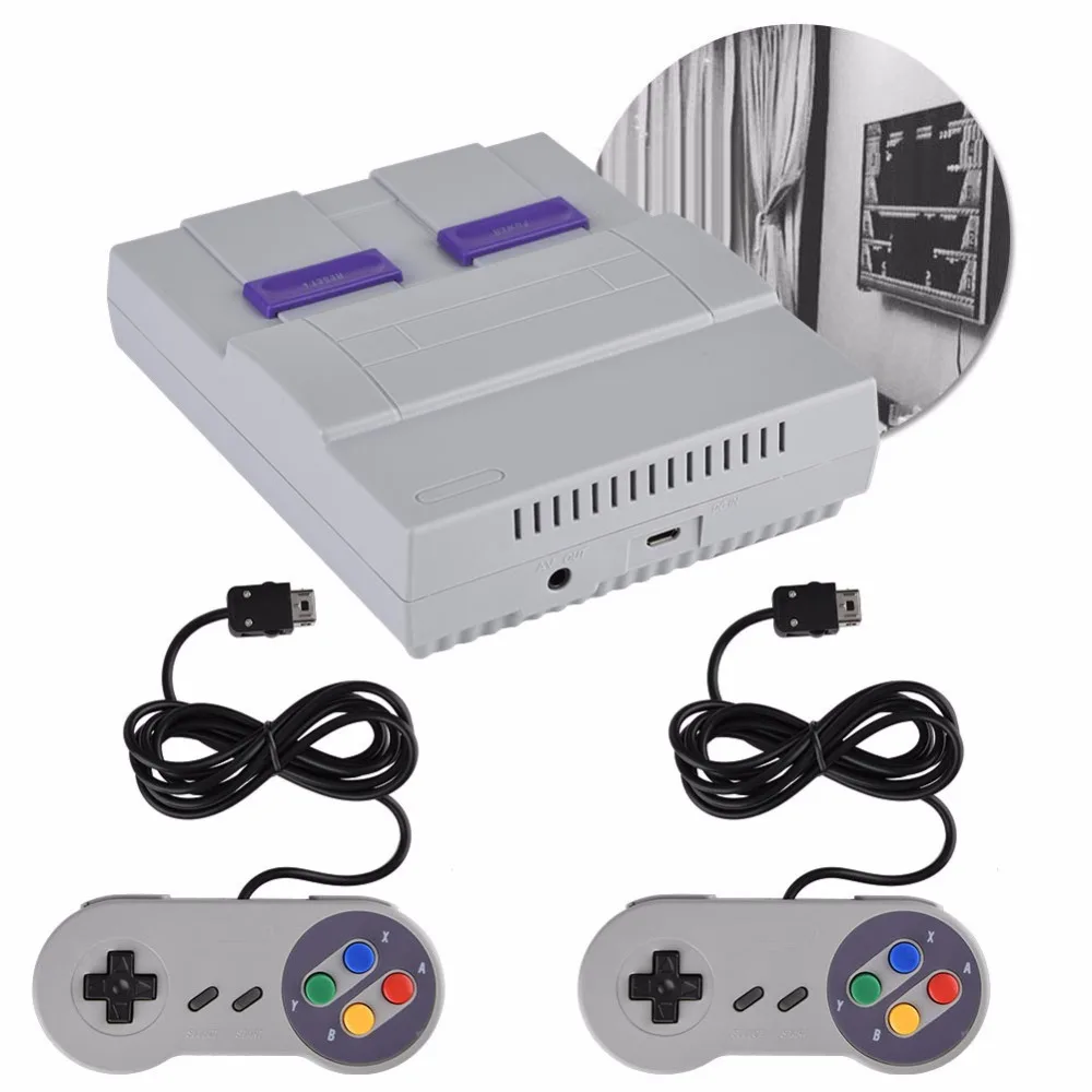 Super Mini 16 BIT Built-in 94 Games Console System with Gamepad for SNES Nintendo Game Games Consoles for kids
Super Mini 16 BIT Built-in 94 Games Console System with Gamepad for SNES Nintendo Game Games Consoles for kids