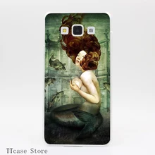 3608CA The Mermaid s Pearl Transparent Hard Cover font b Case b font for Galaxy A3