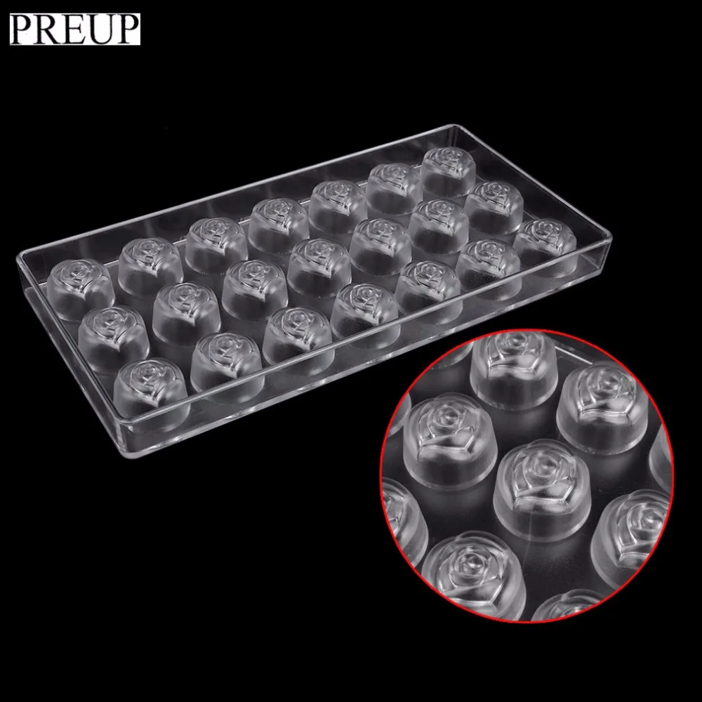 2 Types Plastic Rose Flower Shape Polycarbonate Chocolate Candy Mold, DIY Handmade Chocolate Mould,Tray Pudding Mold
2 Types Plastic Rose Flower Shape Polycarbonate Chocolate Candy Mold, DIY Handmade Chocolate Mould,Tray Pudding Mold