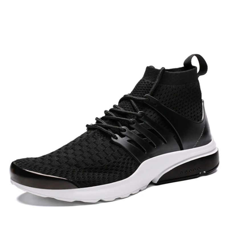 BONJEAN Men Running Shoes Comfortable Sports Outdoor Sneakers Male flyknit Breathable Footwear Zapatillas Walking Jogging