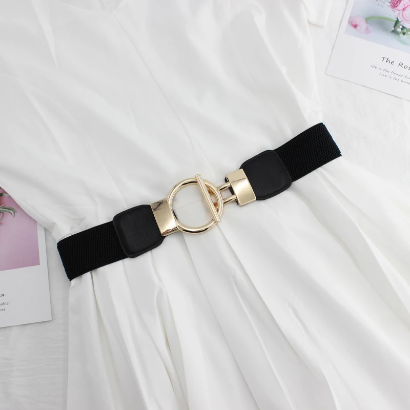 2019 New Golden Buckle Hot sale Women Fashion Thin Elastic Stretch Corset Waist Belt
2019 New Golden Buckle Hot sale Women Fashion Thin Elastic Stretch Corset Waist Belt