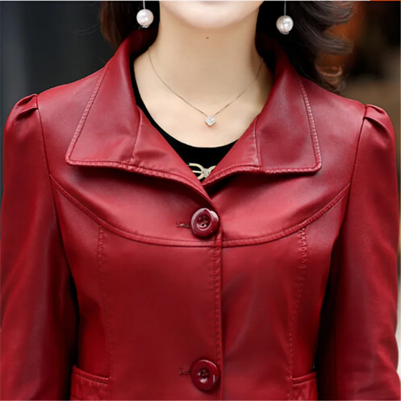 High quality Tops Leather Coat Women clothing PU Leather Parka Imitation sheepskin Coat 5XL Big yards Latest BN756
High quality Tops Leather Coat Women clothing PU Leather Parka Imitation sheepskin Coat 5XL Big yards Latest BN756