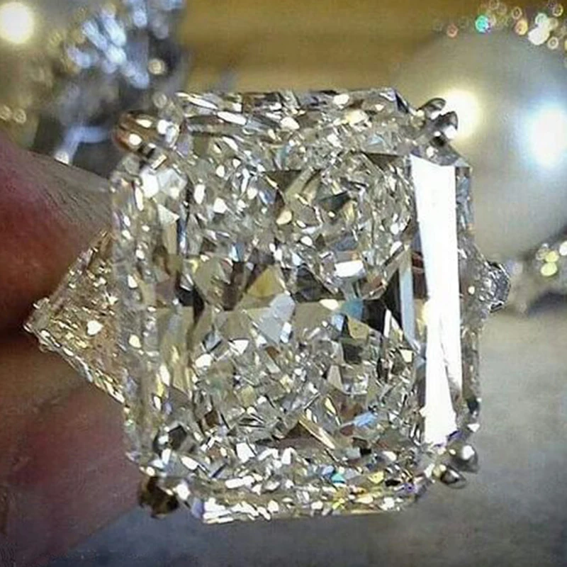 Princess White Stone Rings for Women Wedding Gift Rings Silver Moda Mujer Ring Luxury Jewelry Crystal Bague Femme Girl C5T018
Princess White Stone Rings for Women Wedding Gift Rings Silver Moda Mujer Ring Luxury Jewelry Crystal Bague Femme Girl C5T018