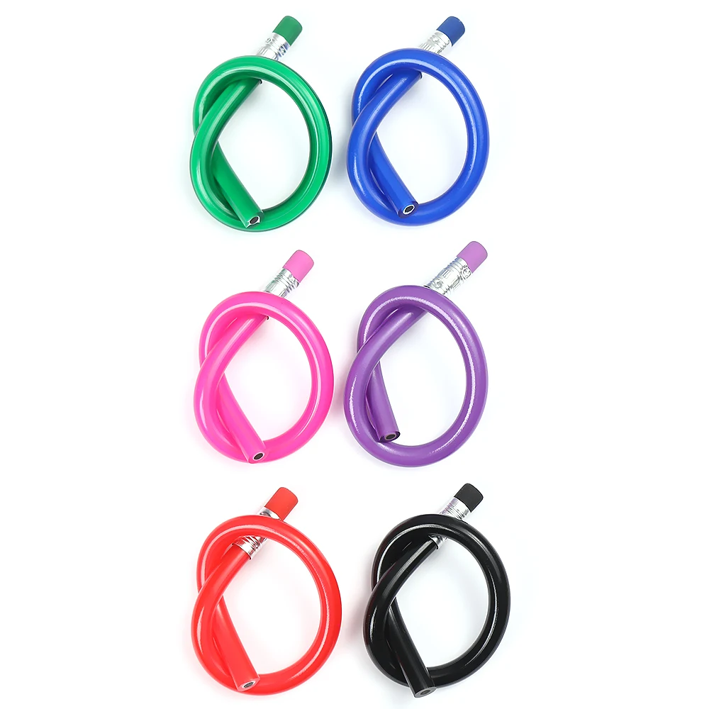 5PCS/set Colorful Cute Magical Flexible Bendy Soft Pencil with Eraser Stationery School Student Office Use Flexible Colored Pen
5PCS/set Colorful Cute Magical Flexible Bendy Soft Pencil with Eraser Stationery School Student Office Use Flexible Colored Pen