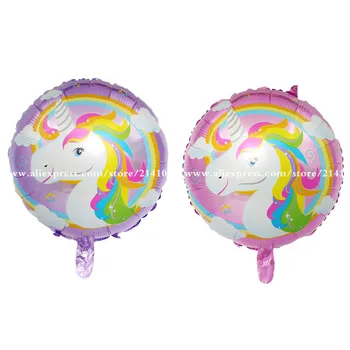 50pcs 18inch Unicorn Pony Horse Foil balloons cartoon Birthday party decoration helium inflatable ballons baby shower child toys
50pcs 18inch Unicorn Pony Horse Foil balloons cartoon Birthday party decoration helium inflatable ballons baby shower child toys