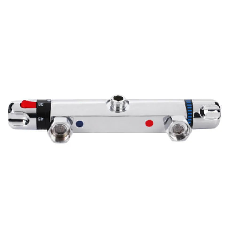 Temperature Control Shower Valve Modern Chrome Thermostatic Shower Mixer Bar Replacement Valve Outlet Home Bathroom Accessory
Temperature Control Shower Valve Modern Chrome Thermostatic Shower Mixer Bar Replacement Valve Outlet Home Bathroom Accessory