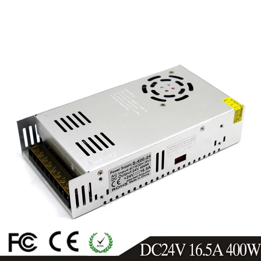 Single Output DC12V DC24V DC36V DC48V DC60V DC32V 400W Switch power supply Lighting Transformers 110V 220V AC-DC SMPS For CCTV
Single Output DC12V DC24V DC36V DC48V DC60V DC32V 400W Switch power supply Lighting Transformers 110V 220V AC-DC SMPS For CCTV